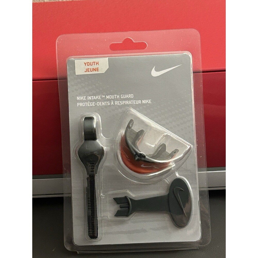 Nike Youth Unisex Intake Mouth Guard  OSFM One Size Fits Most Red/Black